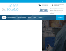 Tablet Screenshot of doctorsolano.com
